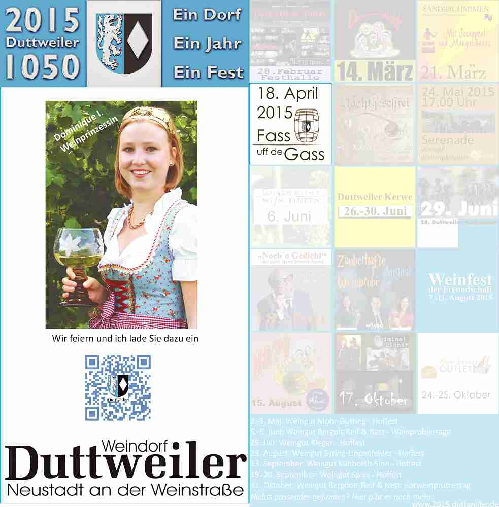 Flyer 1050 Jahre Duttweiler