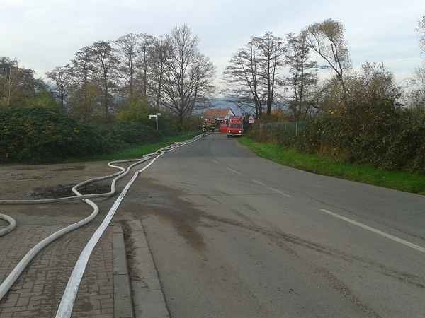 Jahresinspektionsübung der Feuerwehr Neustadt