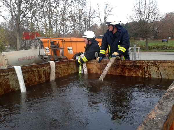 Jahresinspektionsübung der Feuerwehr Neustadt